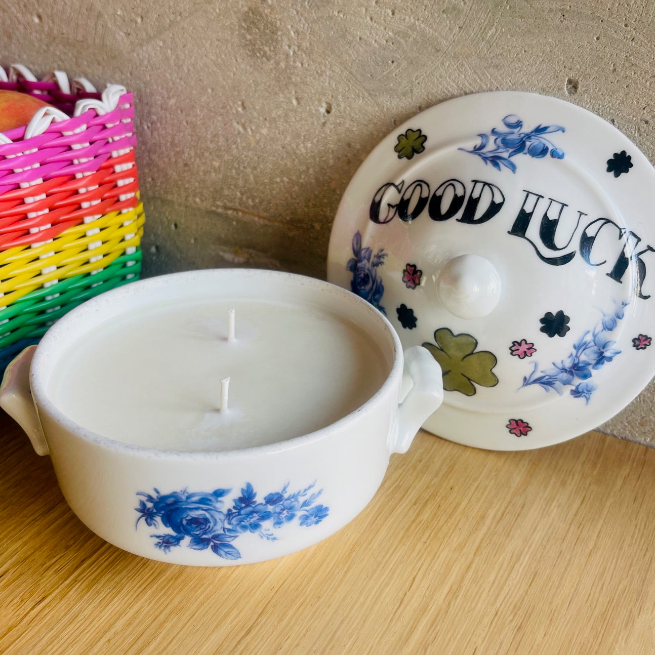 Bougie Boîte Good Luck, Collab Bea Yato