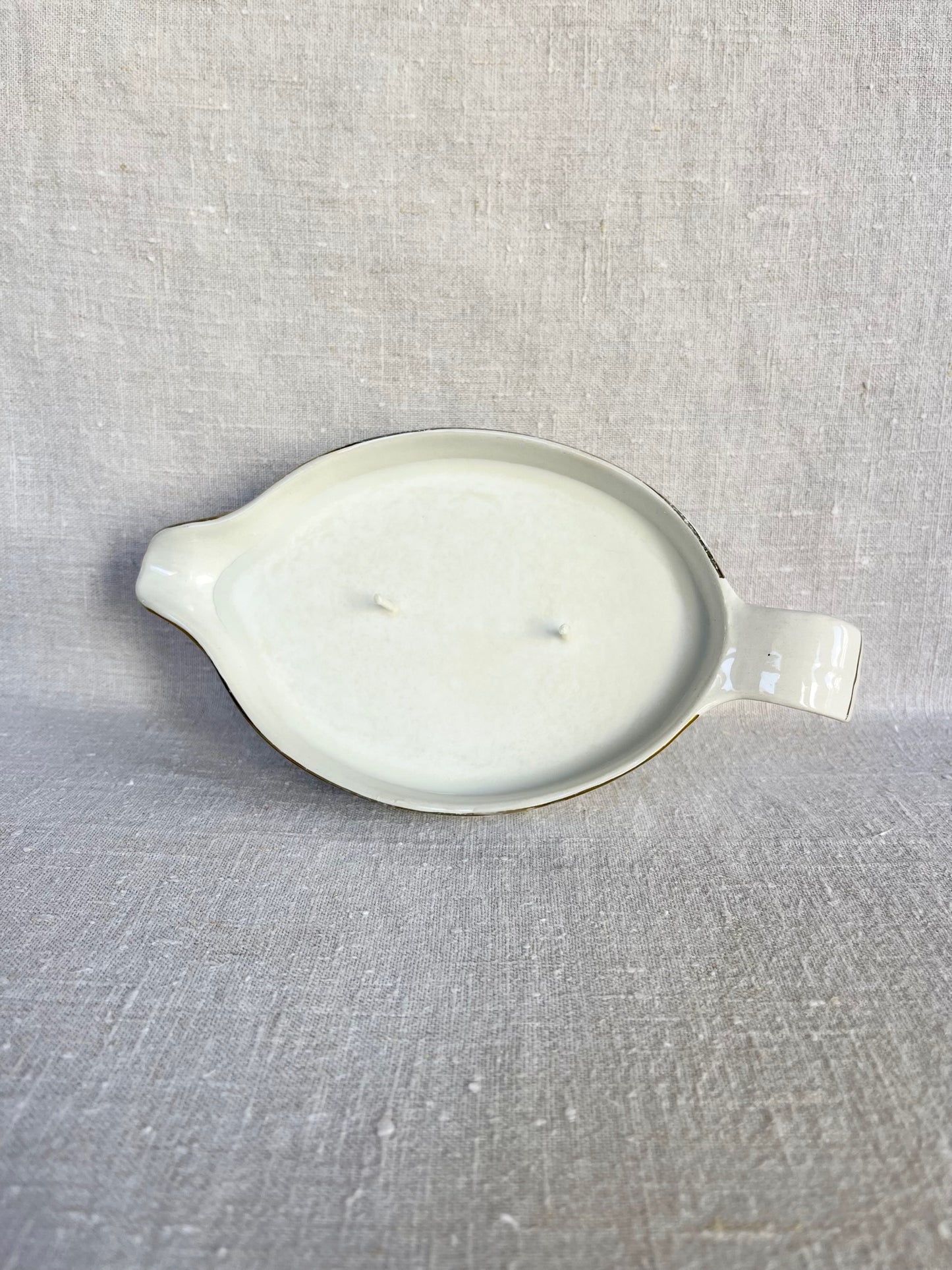 Saucière porcelaine Décor floral