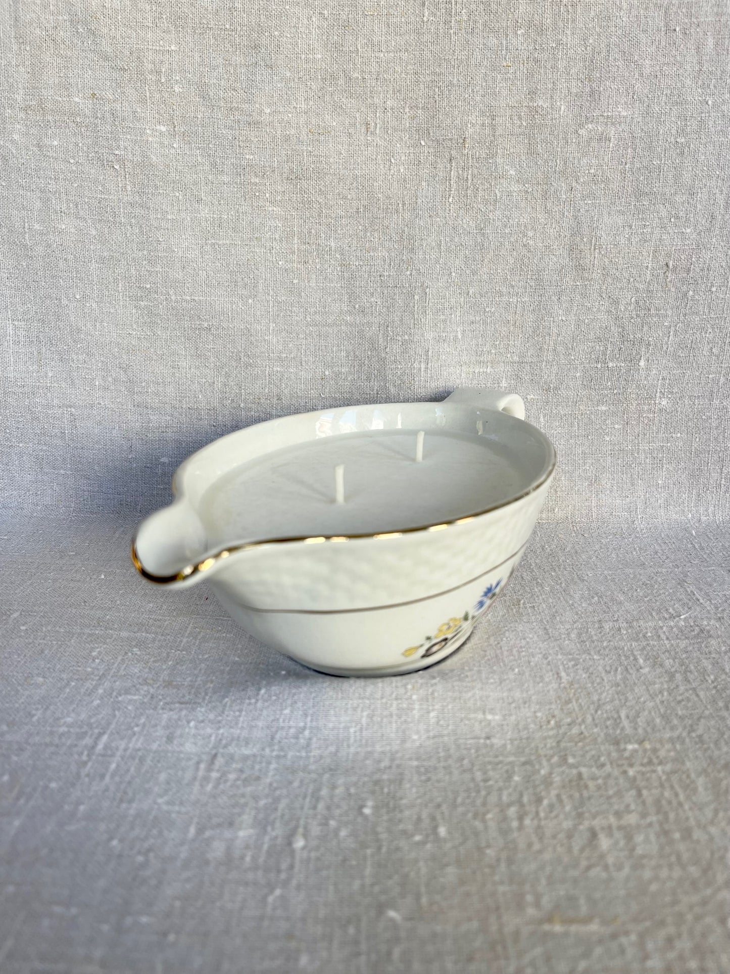 Saucière porcelaine Décor floral