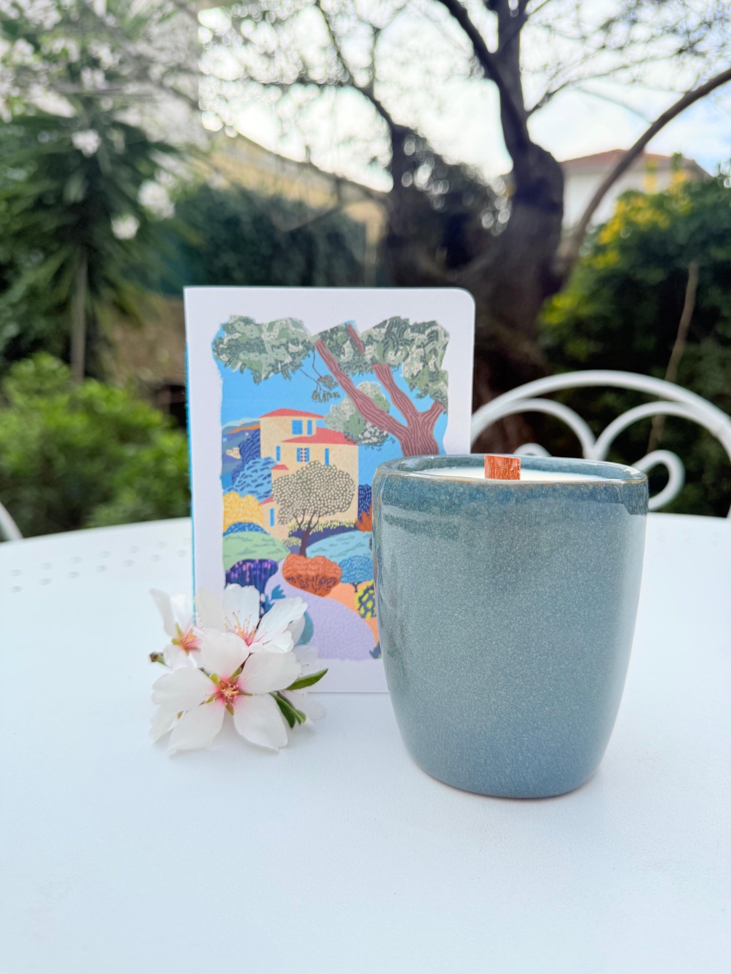 Coffret Carnet parfumé et Bougie parfumée, Collab Carnet Honniball