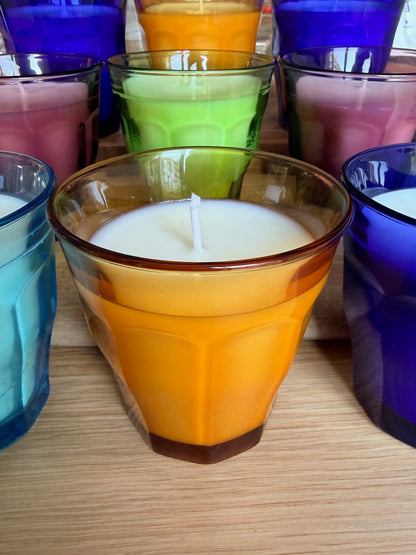 Bougie Verre Duralex ORANGE