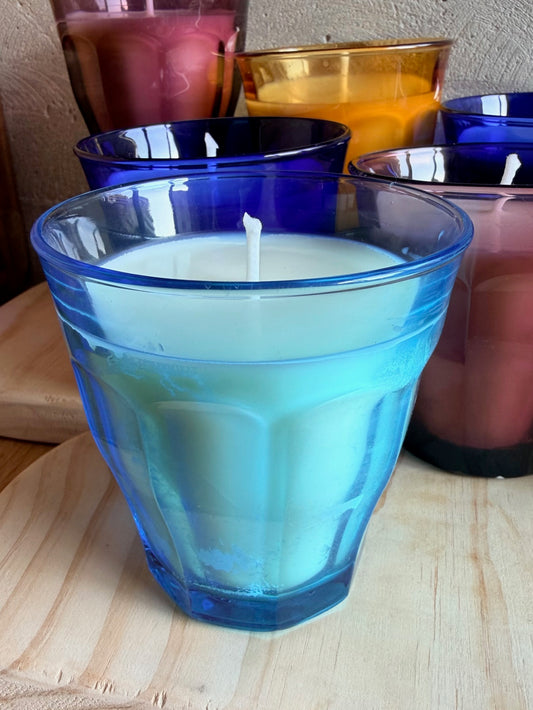 Bougie Verre Duralex TURQUOISE