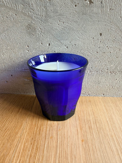 Bougie Verre Duralex BLEU SAPHIR