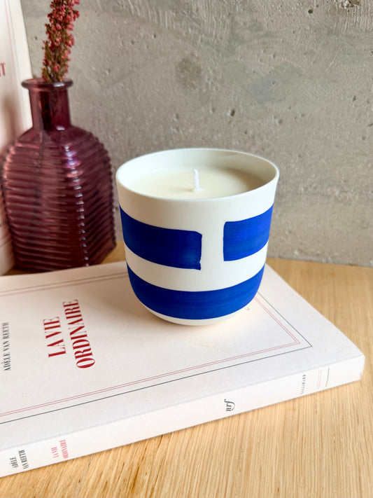 Bougie Mug Bleu Klein